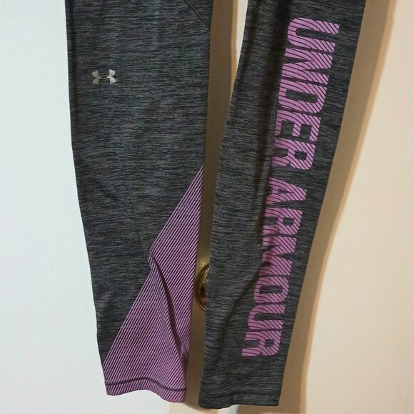 VGUC ~ Women's  Under Armour's Tech Printed Panel Leggings - Picture 2 of 5